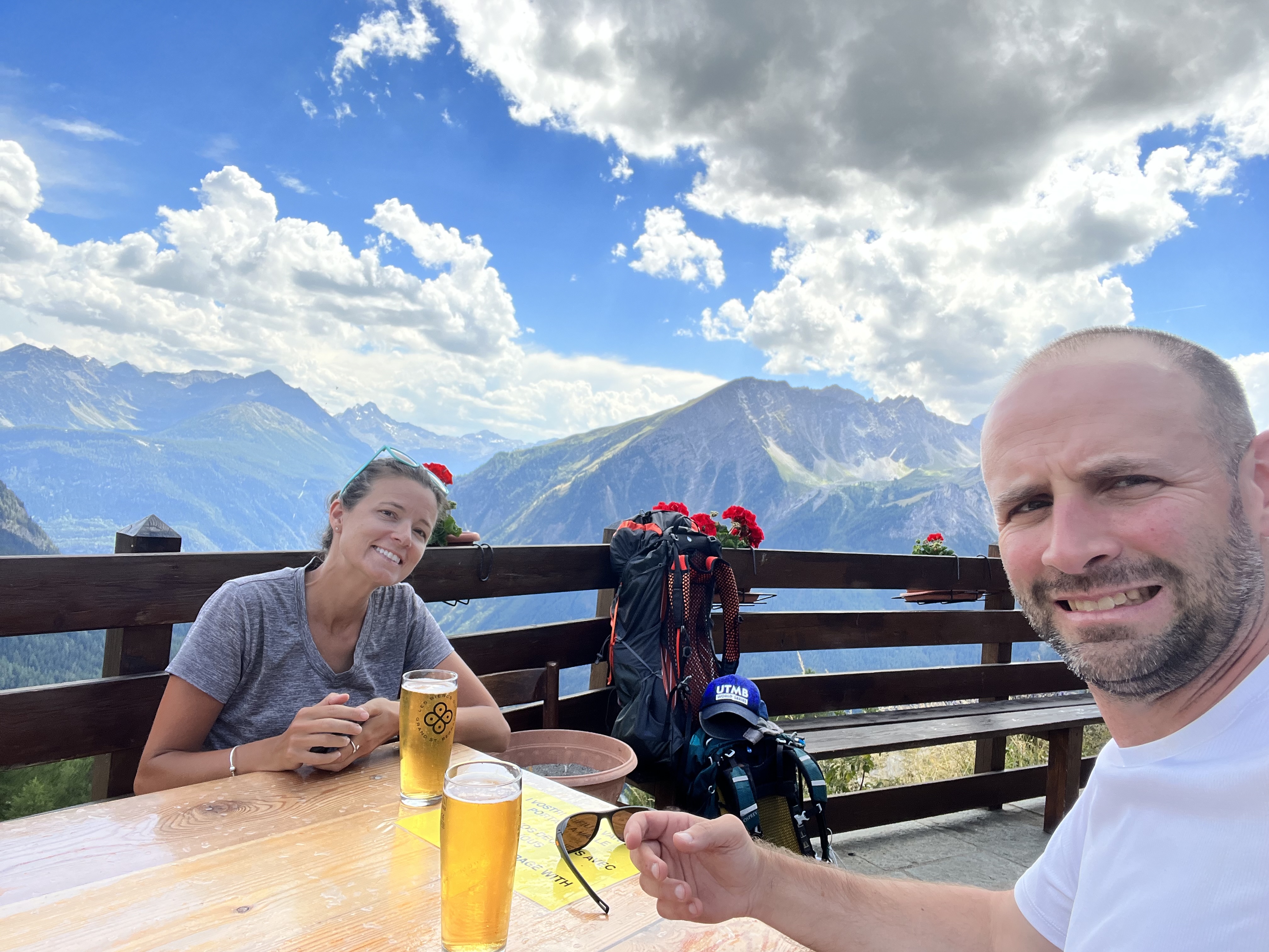 Cold beers in Courmayeur, 2023
