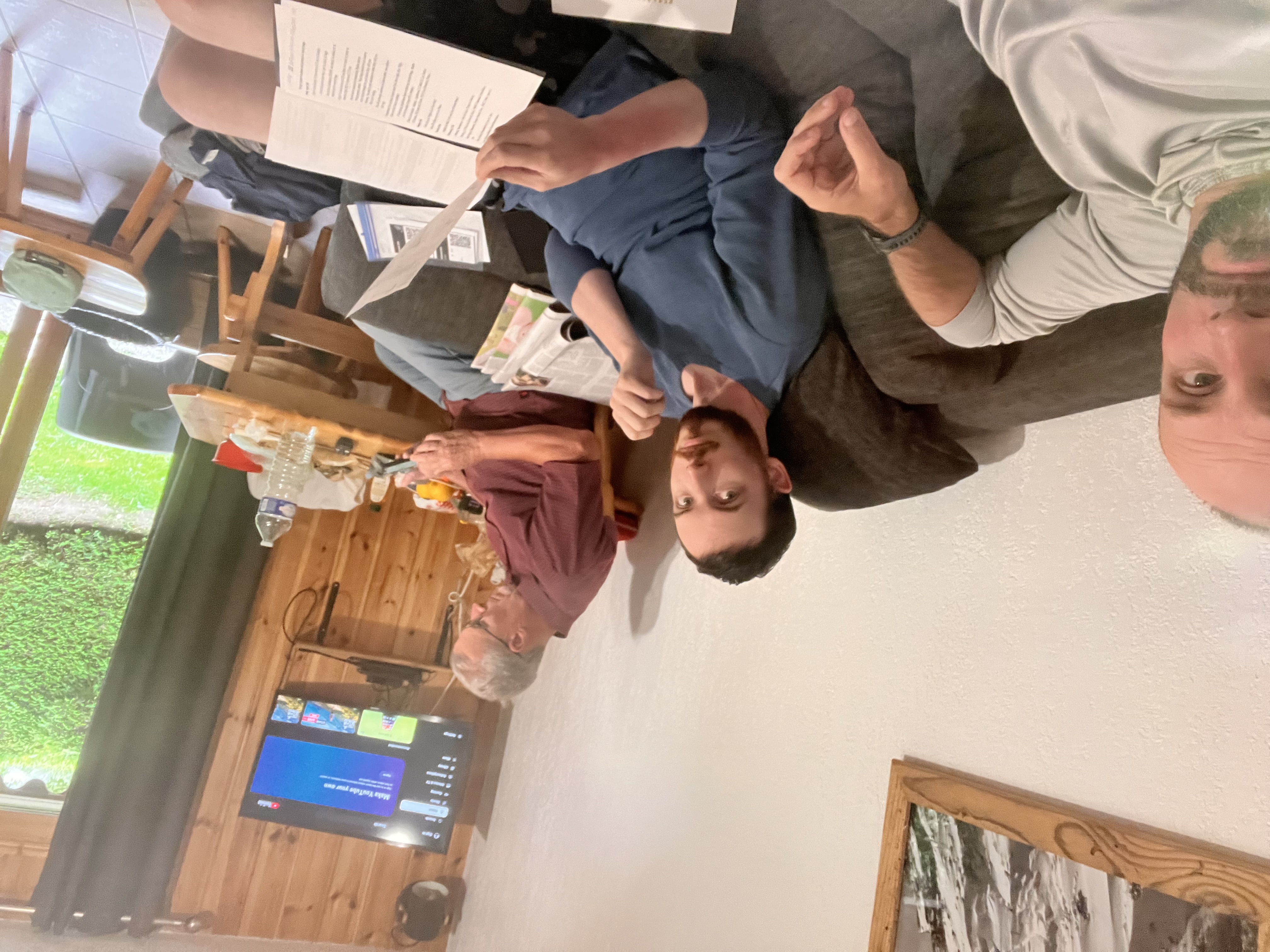 Stefan studying the course