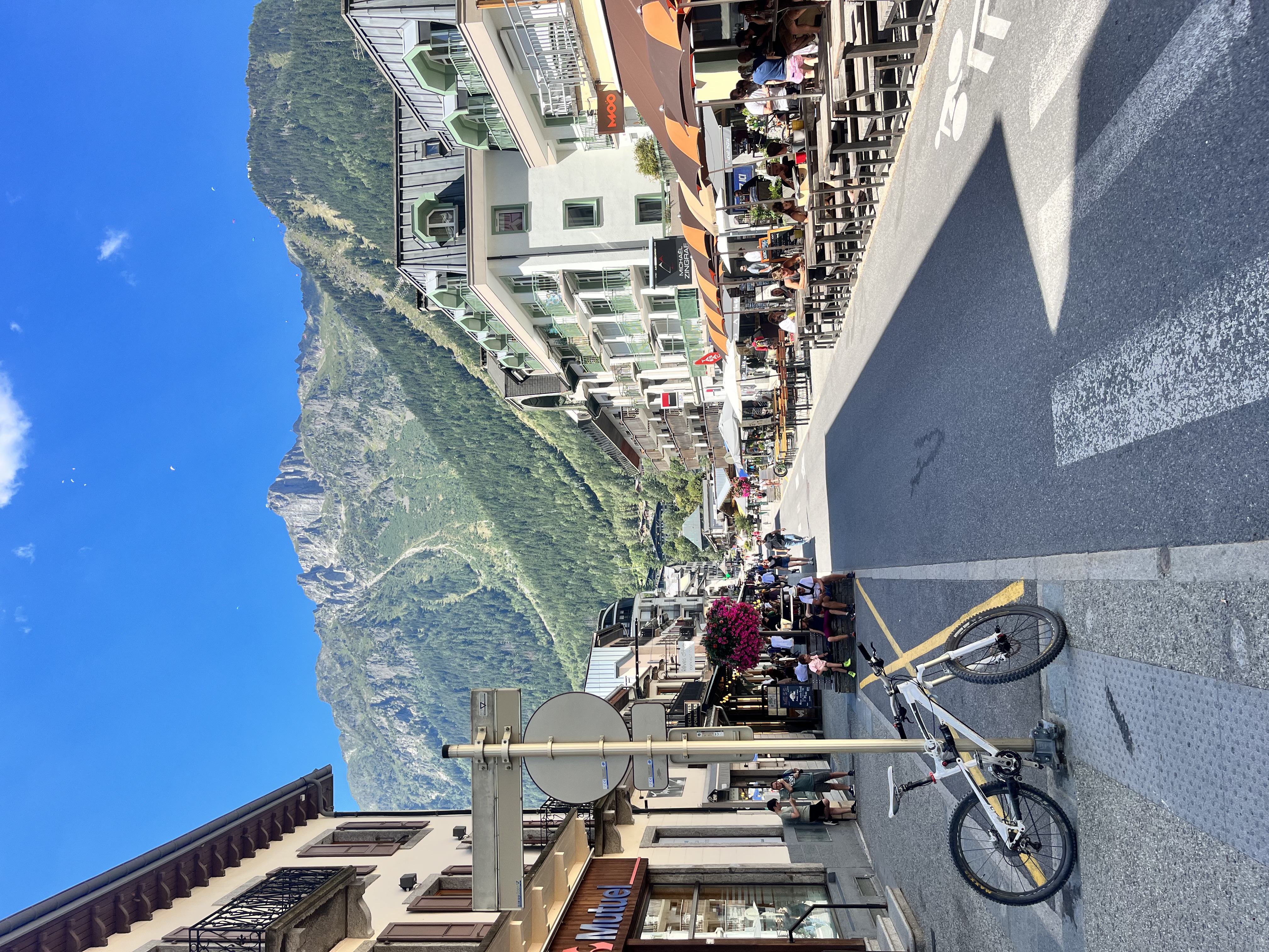 Courmayeur in the early morning
